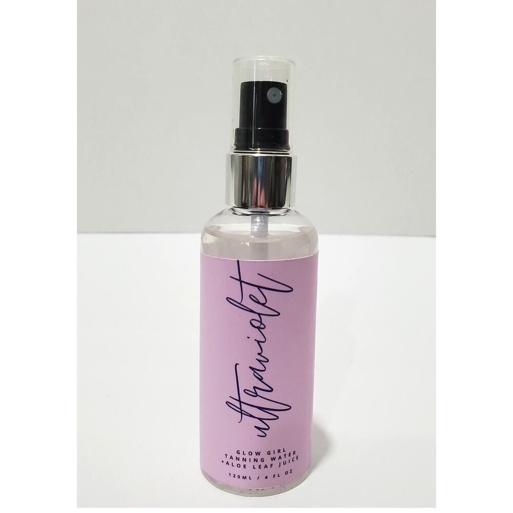 Ultraviolet Glow Girl Tanning Water Aloe Leaf Juice 4 fl oz NEW